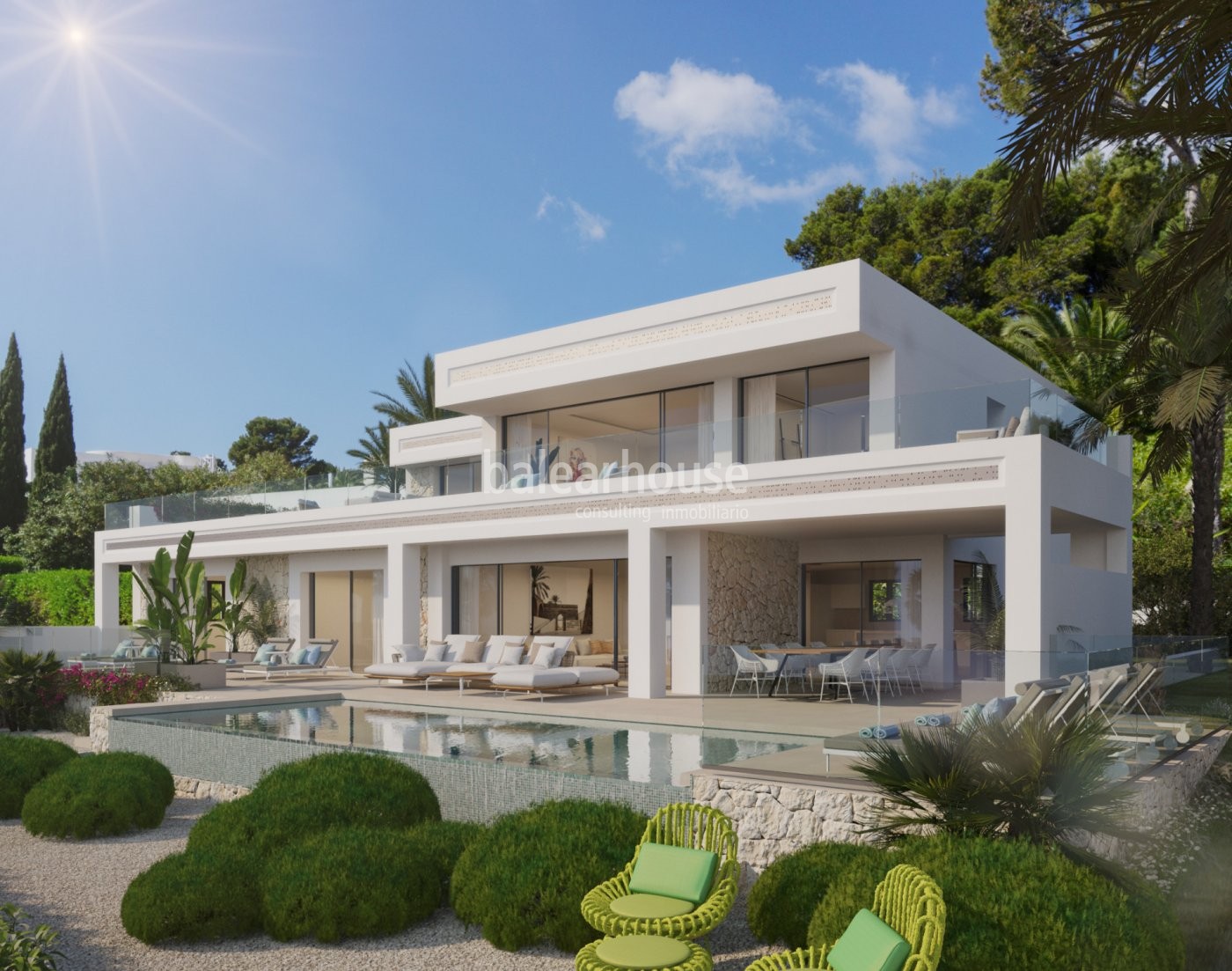 Espectcular villa de diseño con vistas al mar en Sol de Mallorca