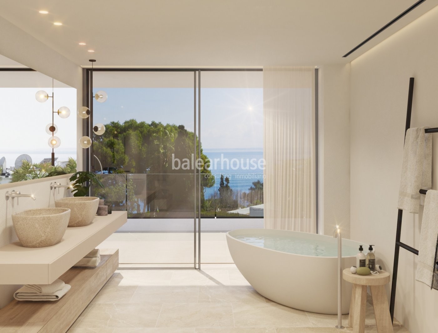 Spectacular designer villa with sea views in Sol de Mallorca