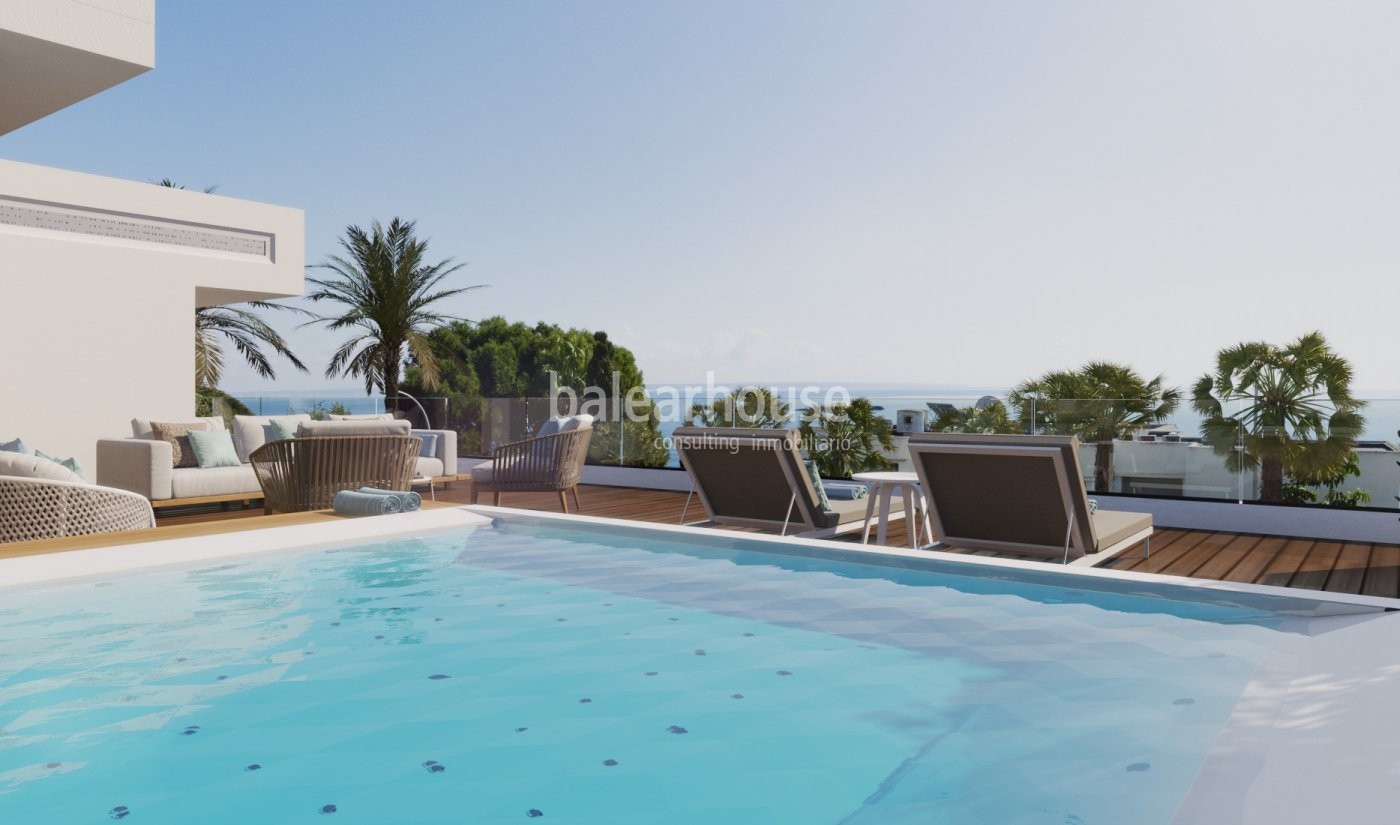 Espectcular villa de diseño con vistas al mar en Sol de Mallorca