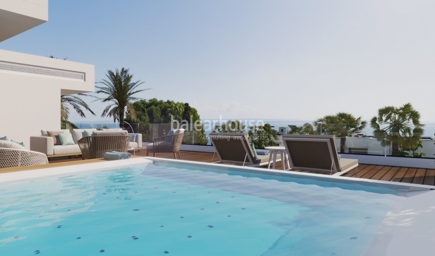 Spectacular designer villa with sea views in Sol de Mallorca