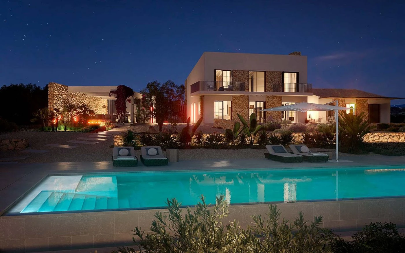 Project of luxury country house in Ses Salines, near Santanyi