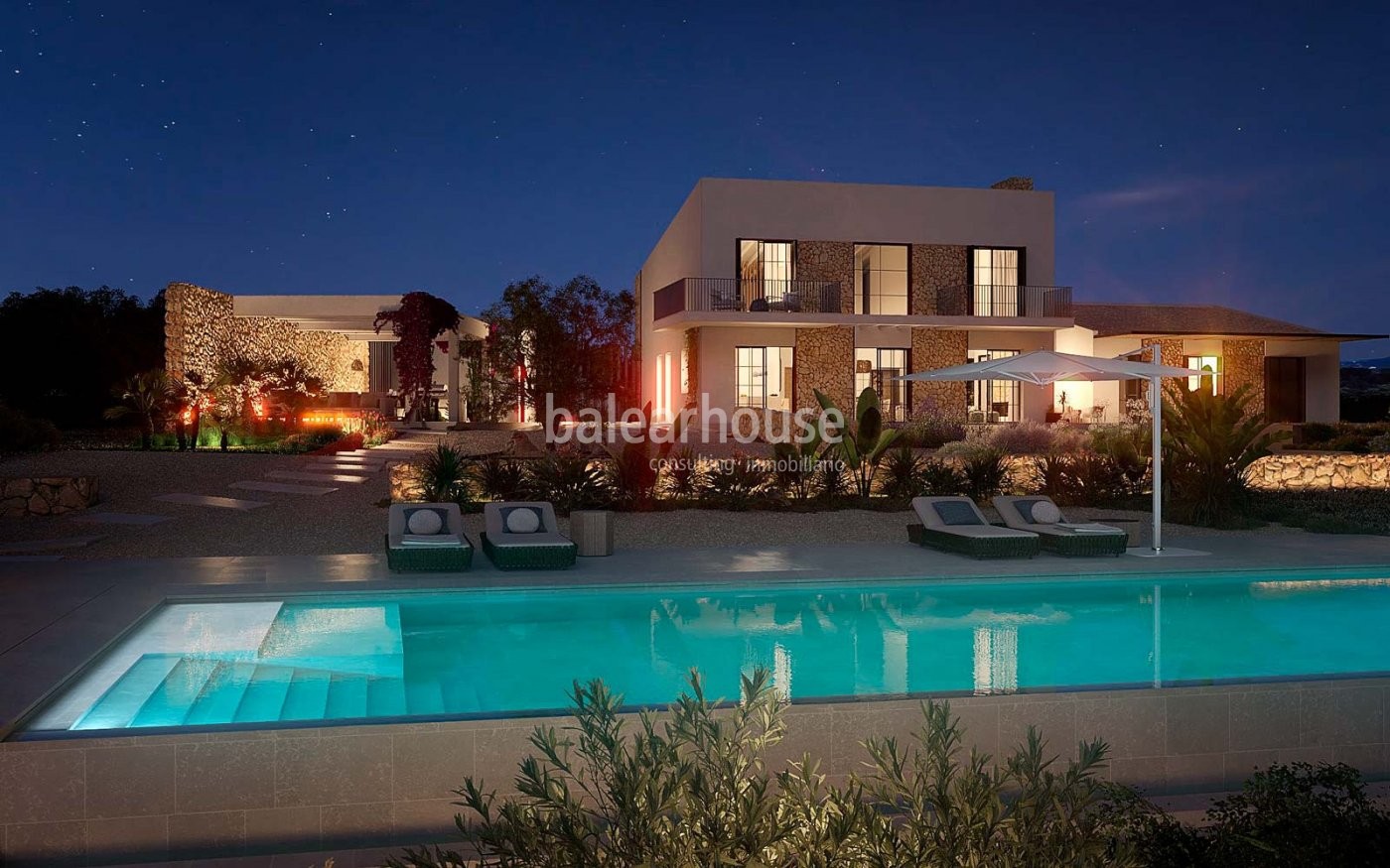 Project of luxury country house in Ses Salines, near Santanyi