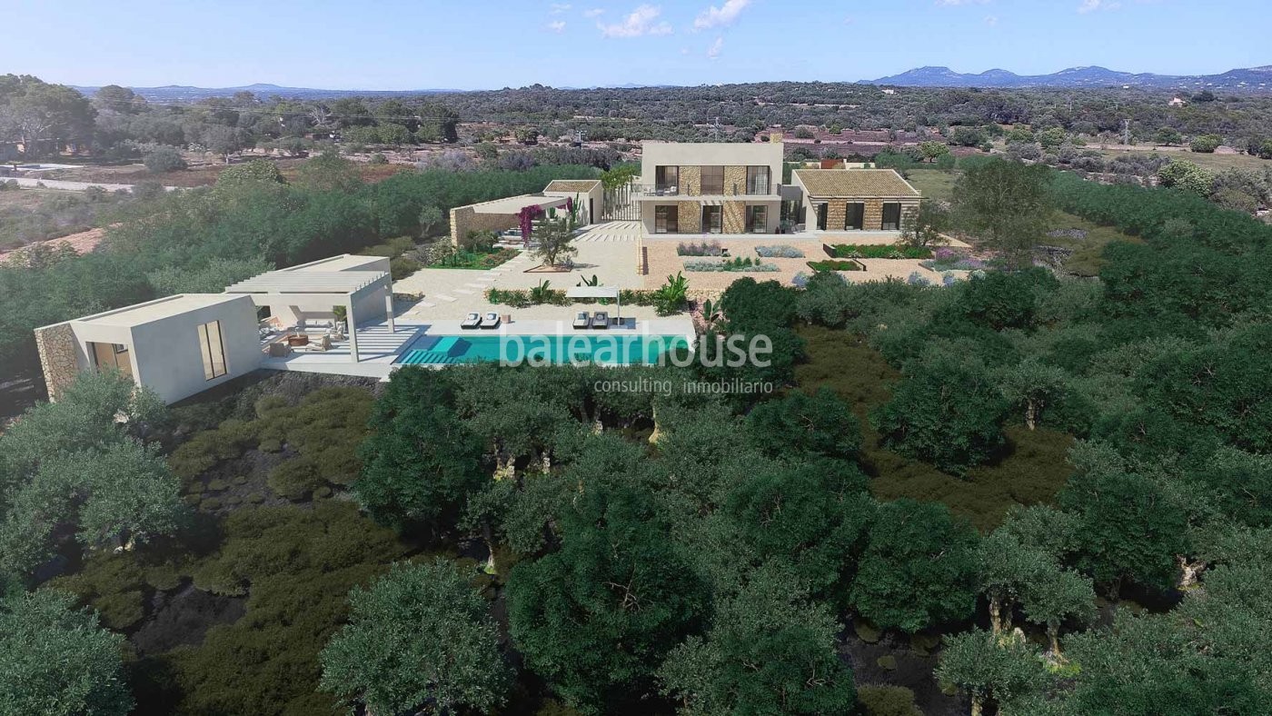 Project of luxury country house in Ses Salines, near Santanyi