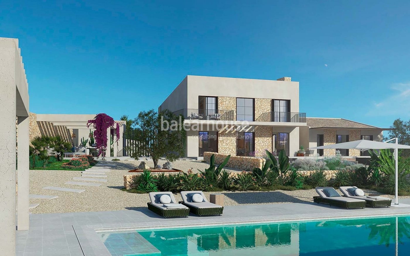 Project of luxury country house in Ses Salines, near Santanyi