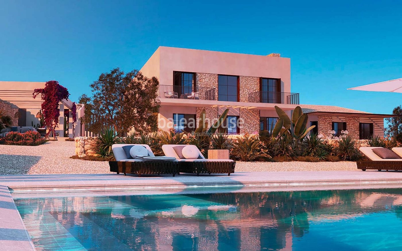 Project of luxury country house in Ses Salines, near Santanyi