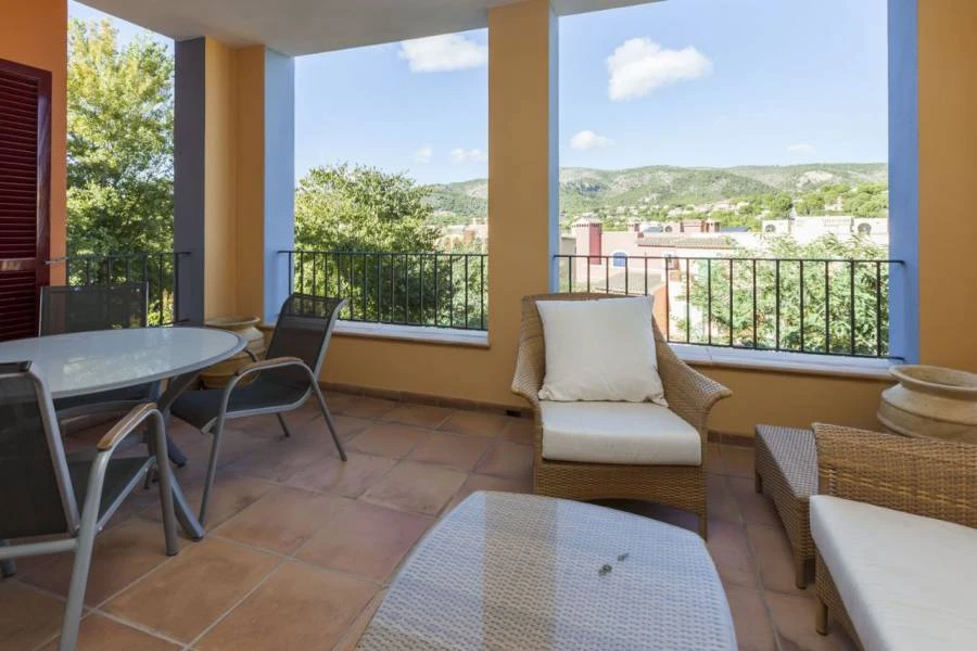 Apartment neben dem Golfplatz in einer exklusiven Wohnanlage in der exklusiven Gegend von Bendinat
