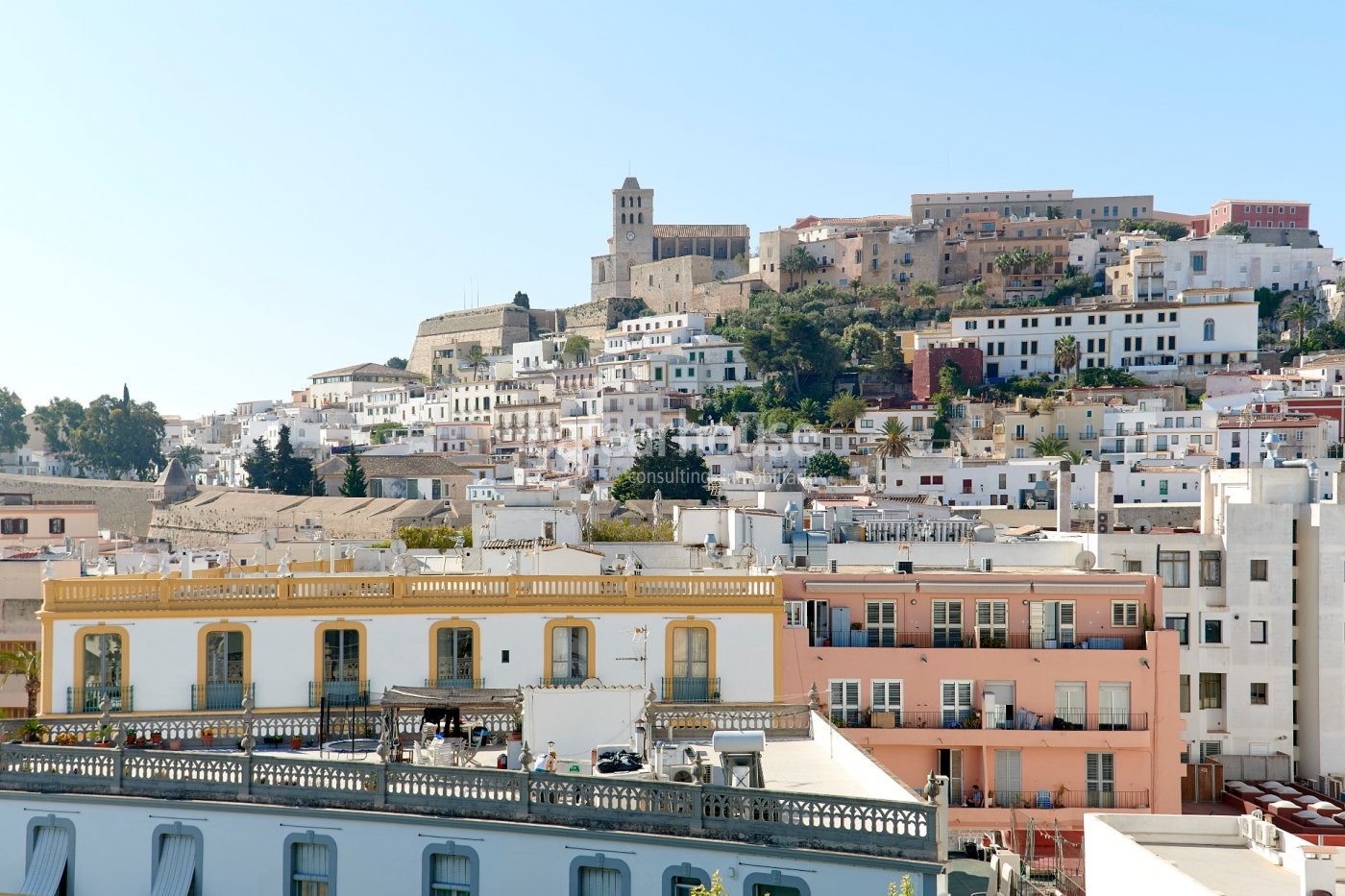 Totally renovated penthouse with incredible views of the harbour and Dalt Vila in Ibiza Town