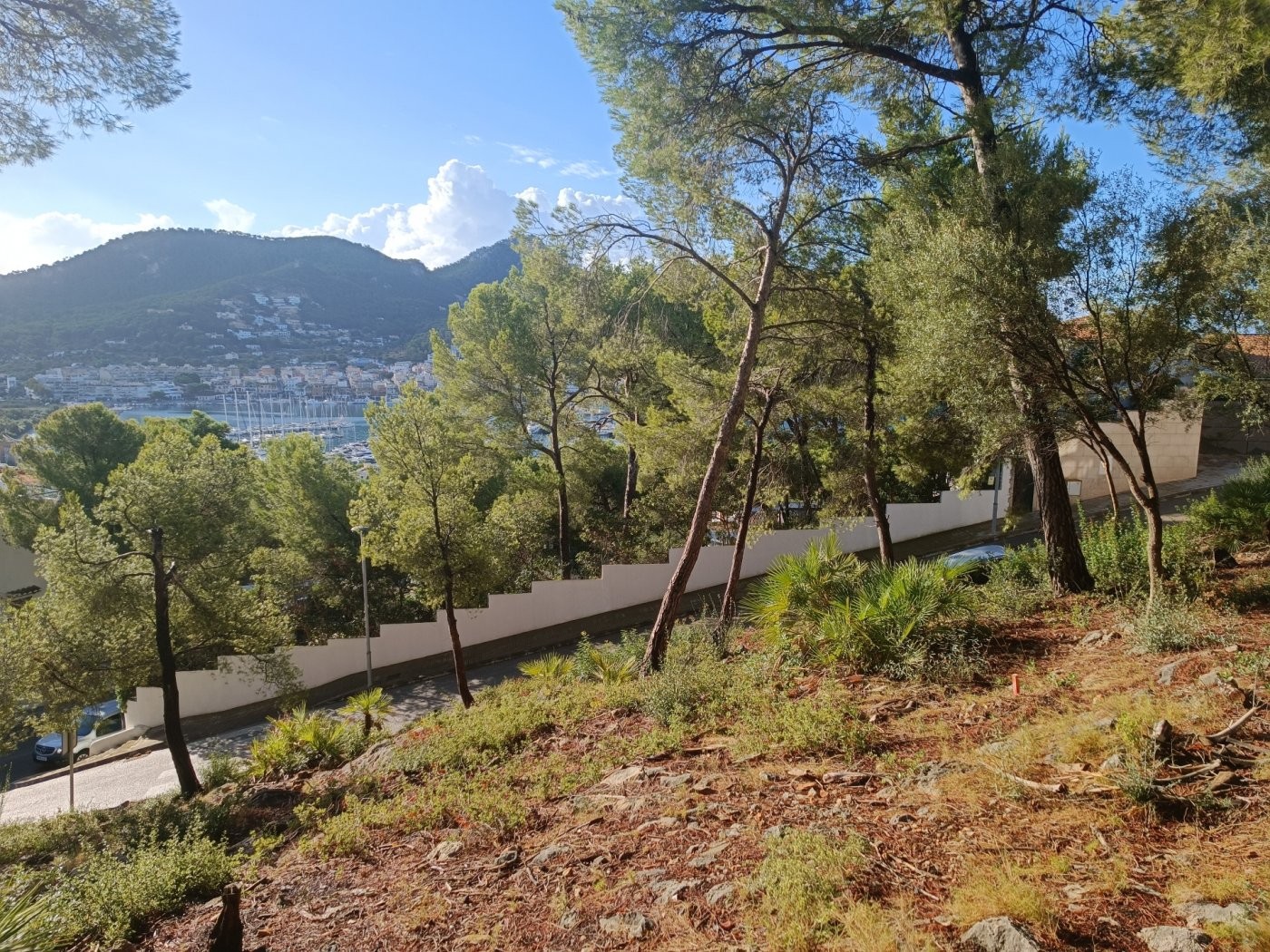 Grundstück mit Luxusvillenprojekt mit Meerblick in Puerto de Andratx
