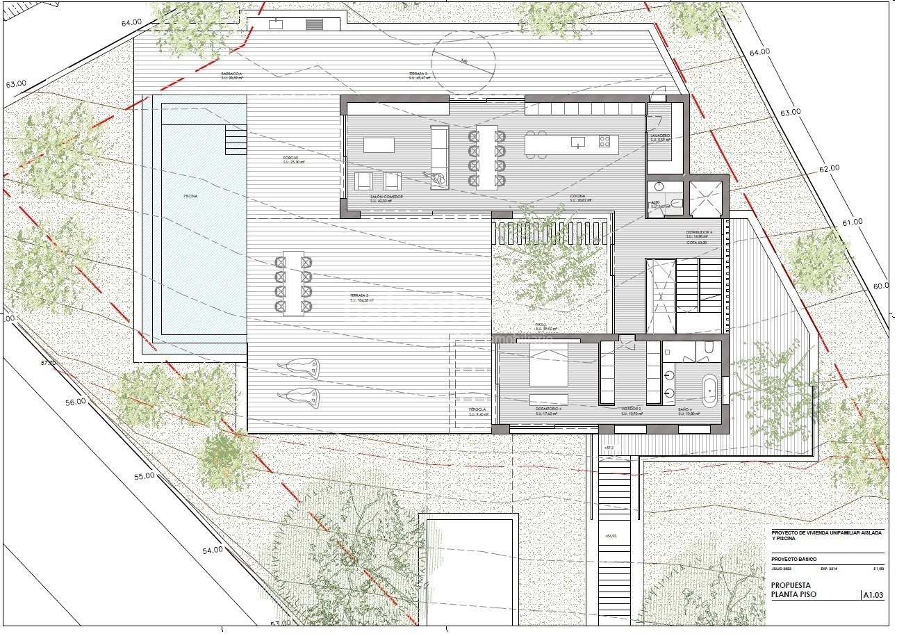 Grundstück mit Luxusvillenprojekt mit Meerblick in Puerto de Andratx