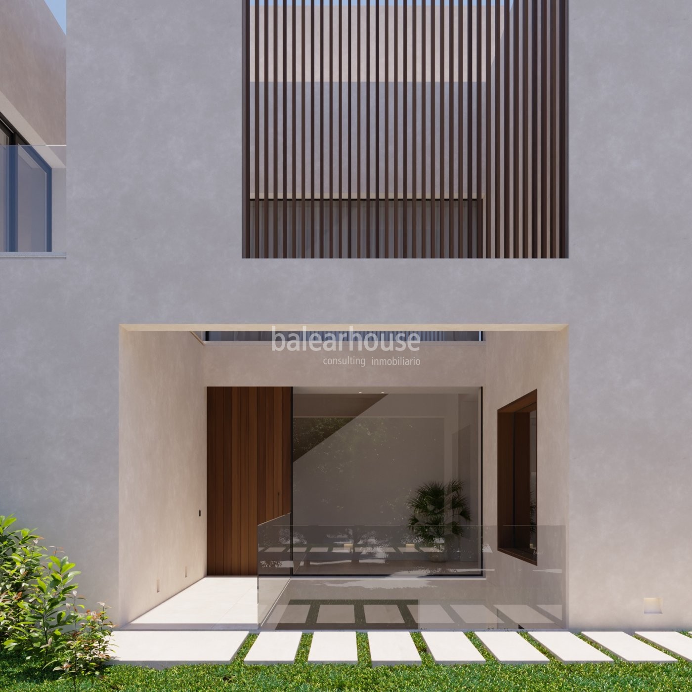 Espléndido proyecto de villa de diseño abierto a todo el pulmón verde de Sa Teulera en Palma