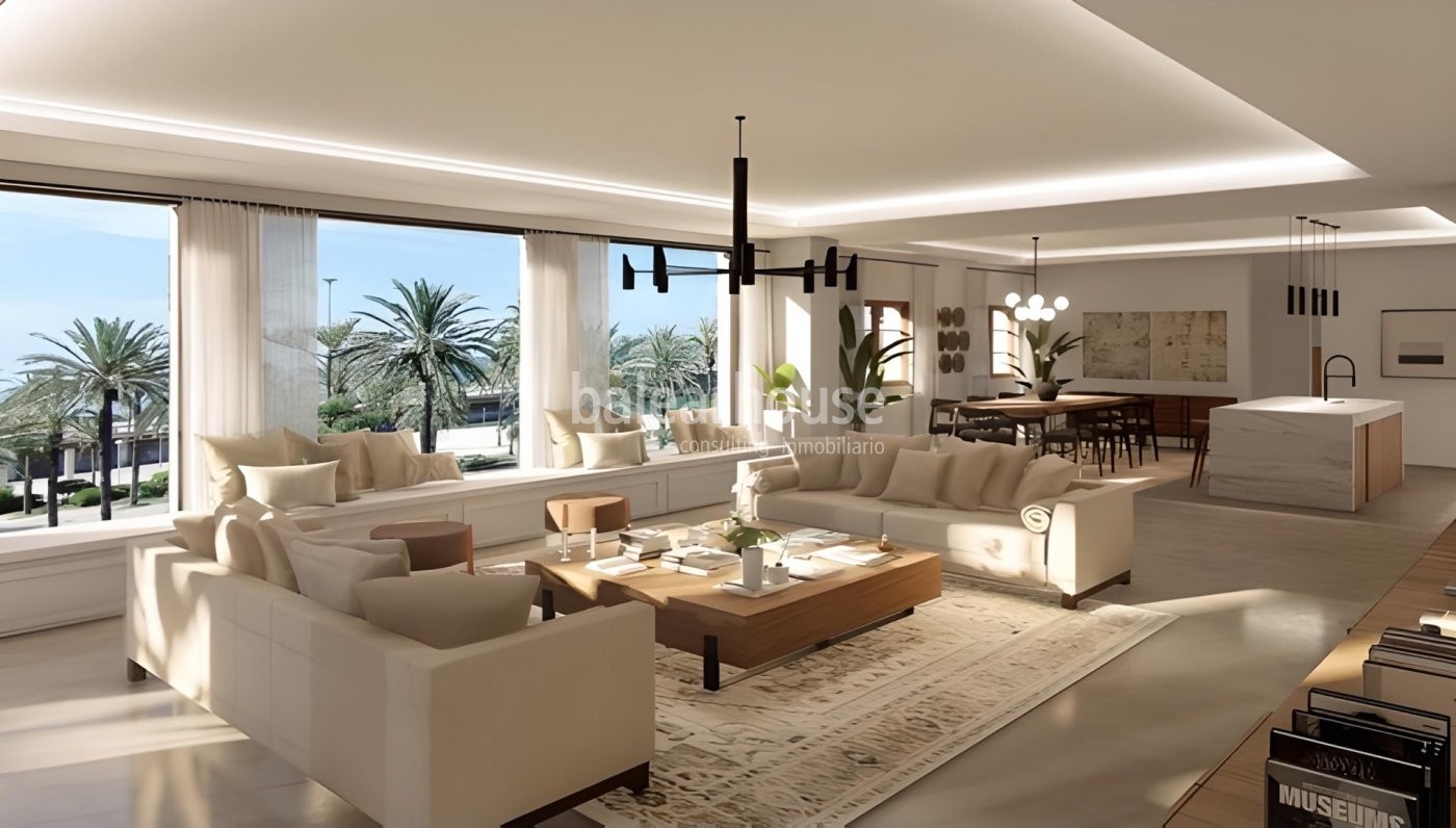 Exklusive Herrenhausvilla in Dalt Murada mit wirklich spektakulärem Blick auf das Meer und Palma