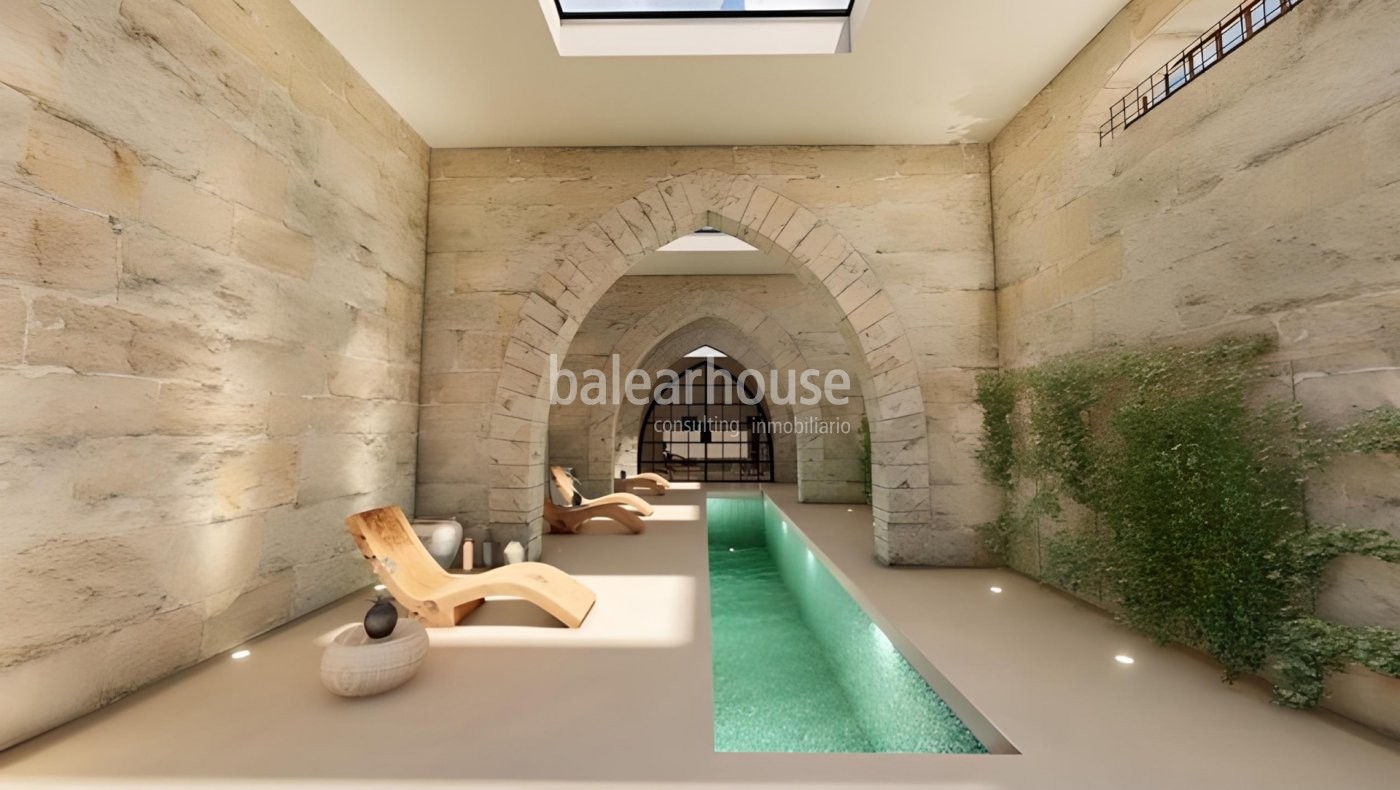 Exclusive stately villa in Dalt Murada with spectacular views of the sea and Palma.