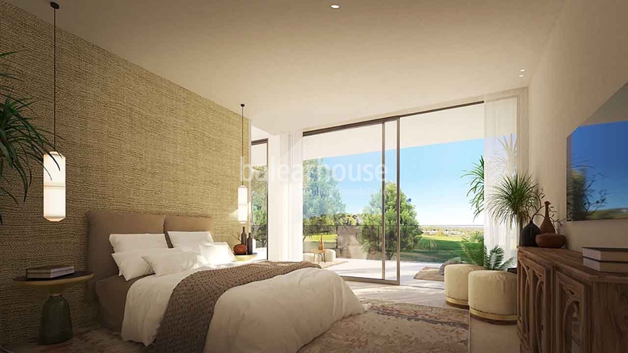 Exclusivo proyecto de grandes villas en Ibiza dentro de un complejo con vistas únicas sobre el golf.