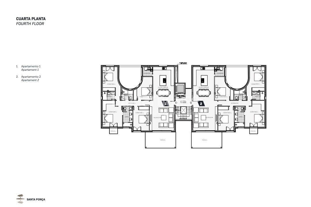 Neubau-Penthäuser mit Sonnenterrasse, privatem Pool und unverbaubarem Blick in Santa Ponsa