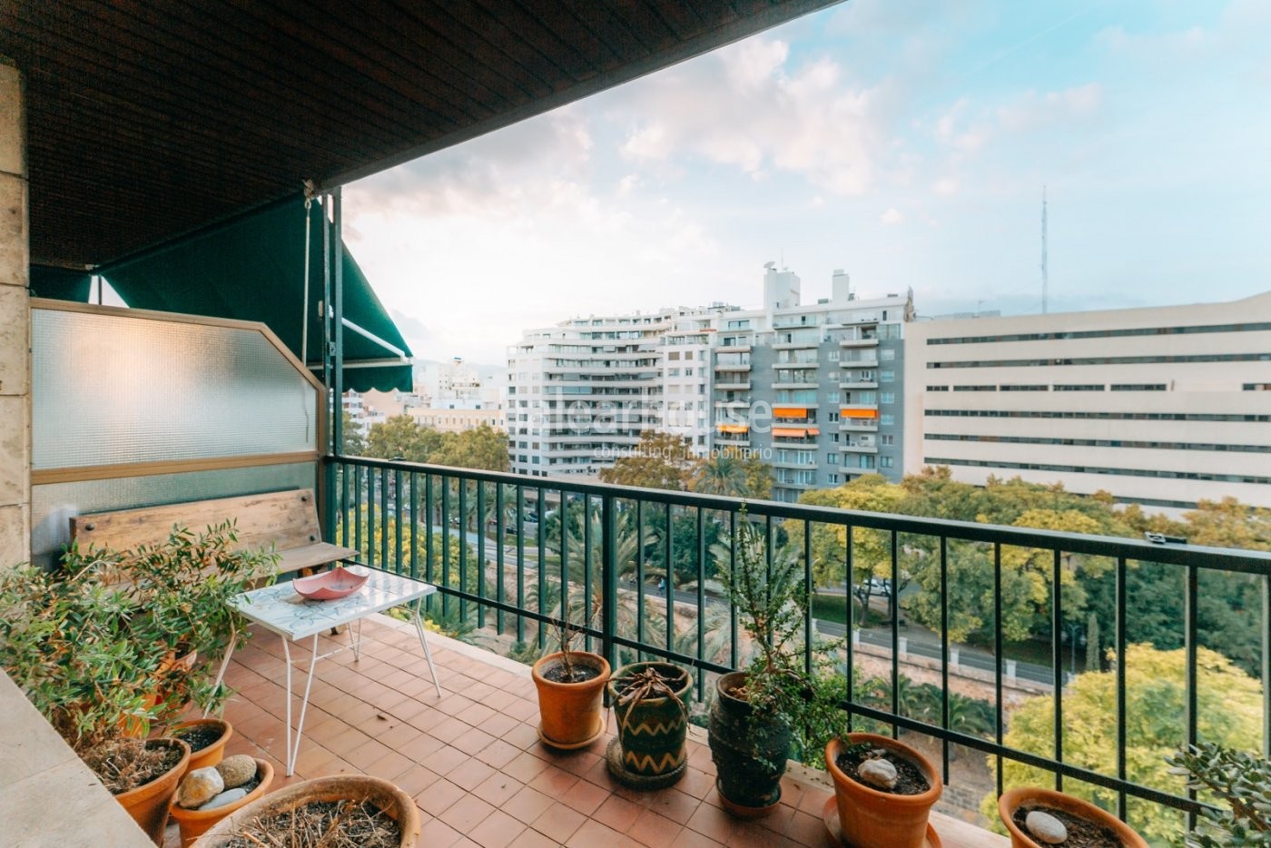 Fantastische Wohnung mit unverbaubarem Blick in der hervorragenden Lage von Paseo Mallorca.