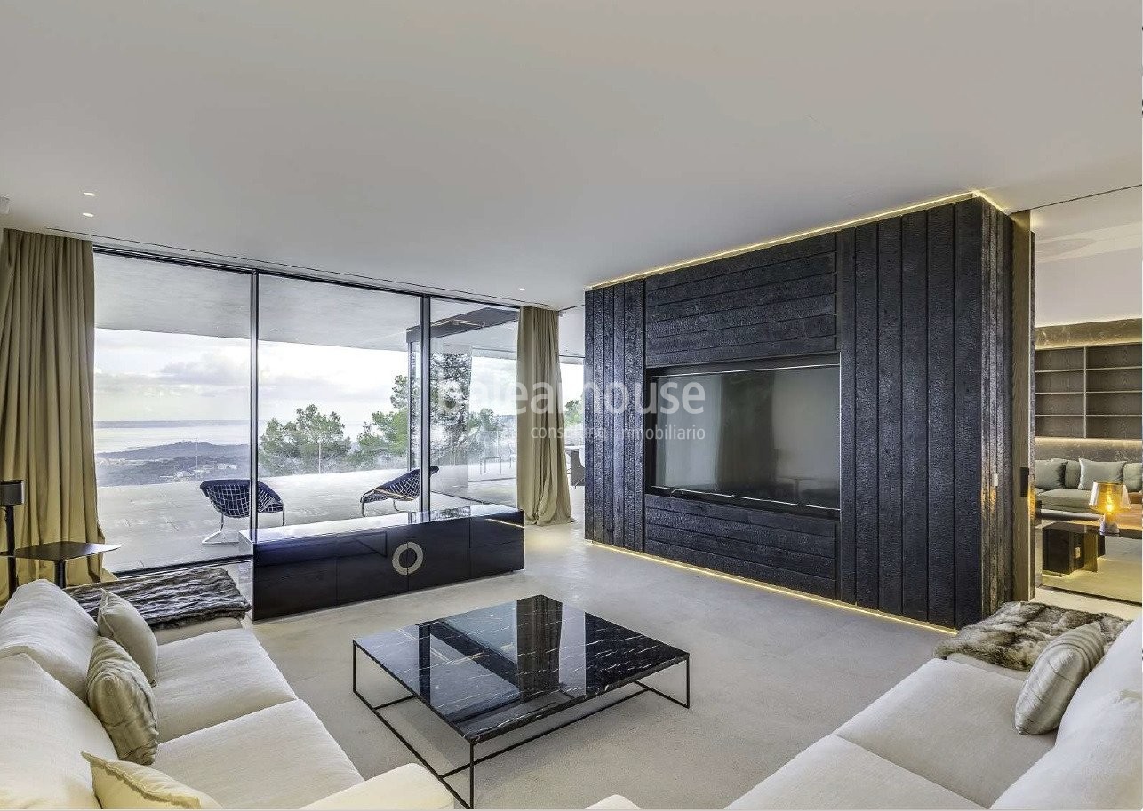 Beeindruckende Designervilla mit herrlichem Blick auf das Meer und Palma an der Spitze von Son Vida