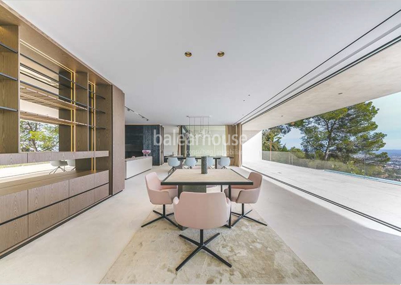 Beeindruckende Designervilla mit herrlichem Blick auf das Meer und Palma an der Spitze von Son Vida