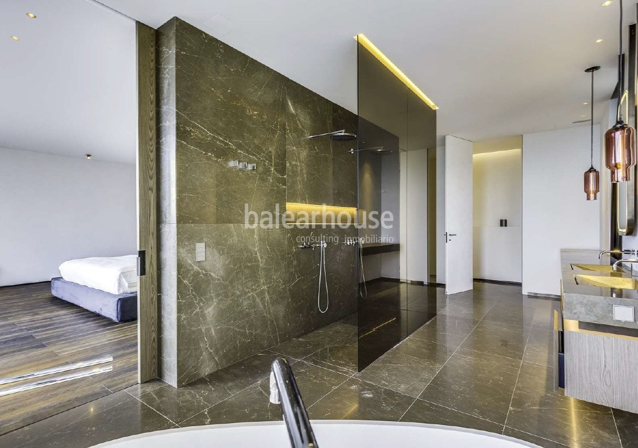 Beeindruckende Designervilla mit herrlichem Blick auf das Meer und Palma an der Spitze von Son Vida