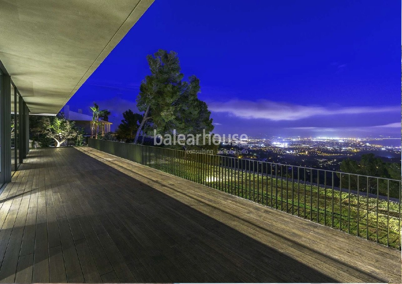 Beeindruckende Designervilla mit herrlichem Blick auf das Meer und Palma an der Spitze von Son Vida