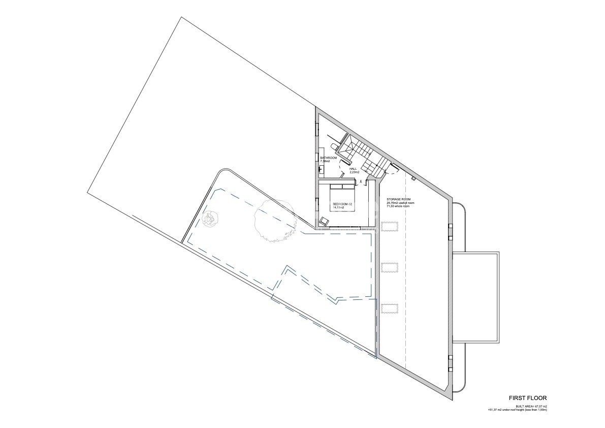 Neugebautes Duplex in Südlage mit Garten, Schwimmbad und Solarium mit Meerblick.