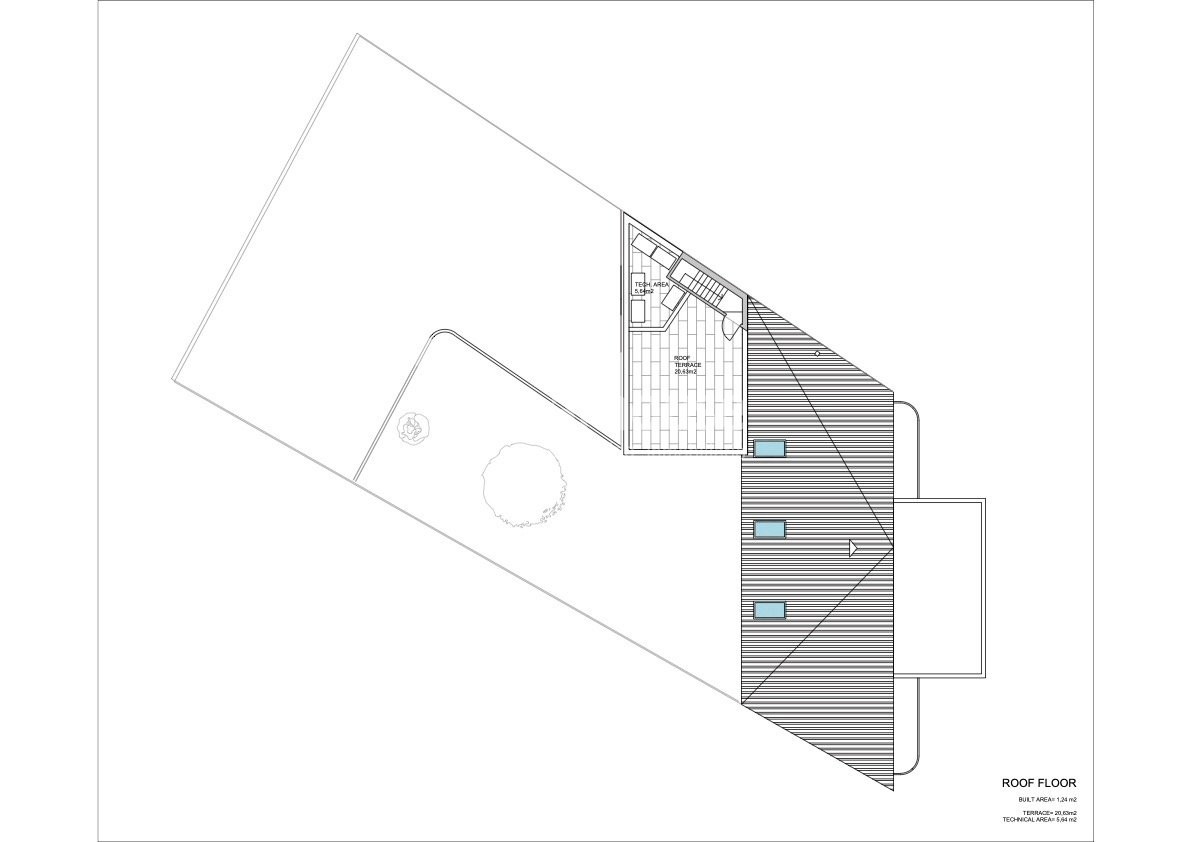 Moderno dúplex de obra nueva orientado al sur con jardín, piscina y solárium con vistas al mar.