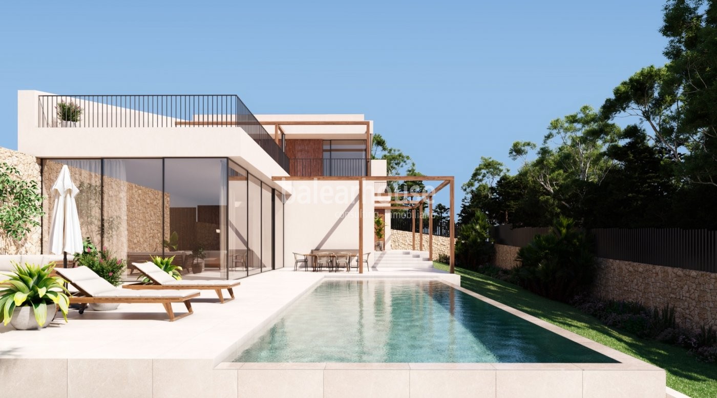Nuevas villas de espectacular diseño y altas calidades con grandes vistas a las montañas en Génova