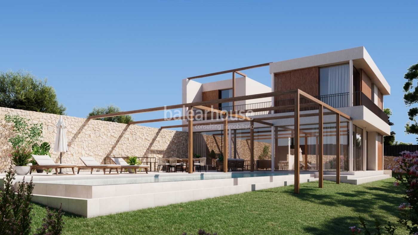 Nuevas villas de espectacular diseño y altas calidades con grandes vistas a las montañas en Génova