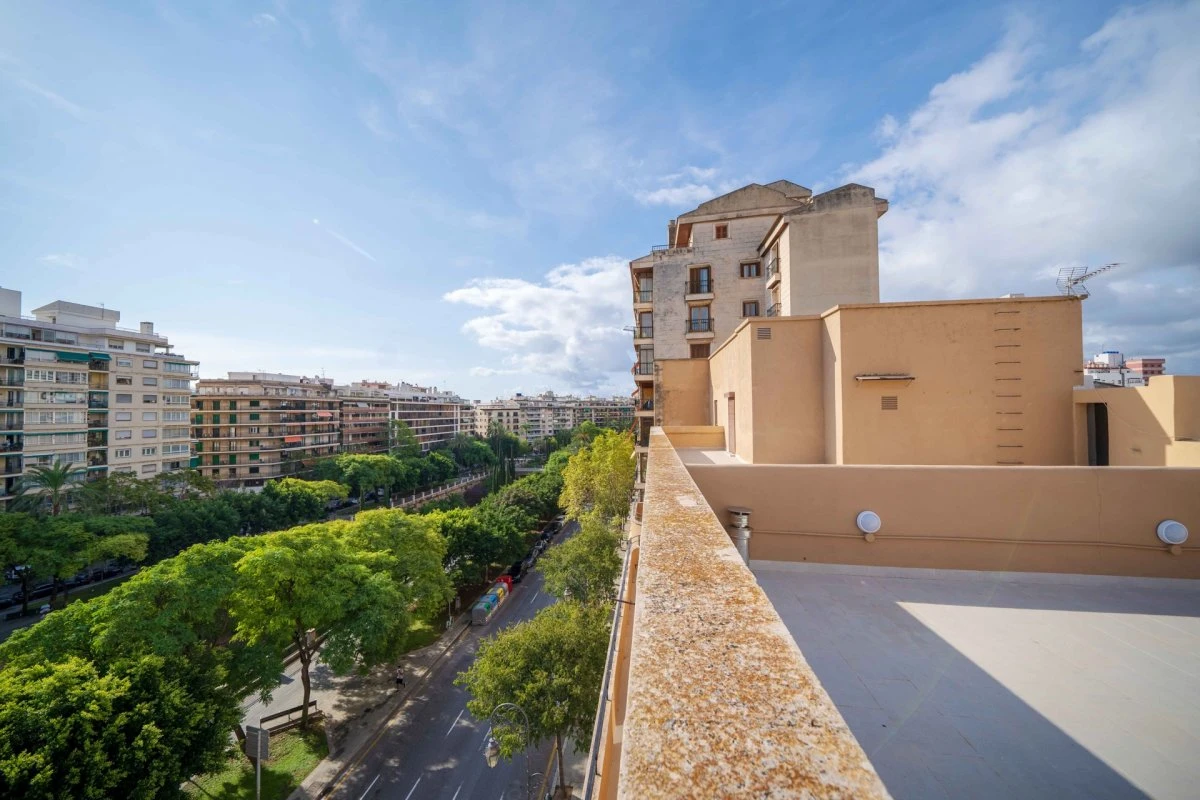 Großzügige, komfortable und helle Wohnung mit großem privatem Sonnendeck in Palmas Zentrum