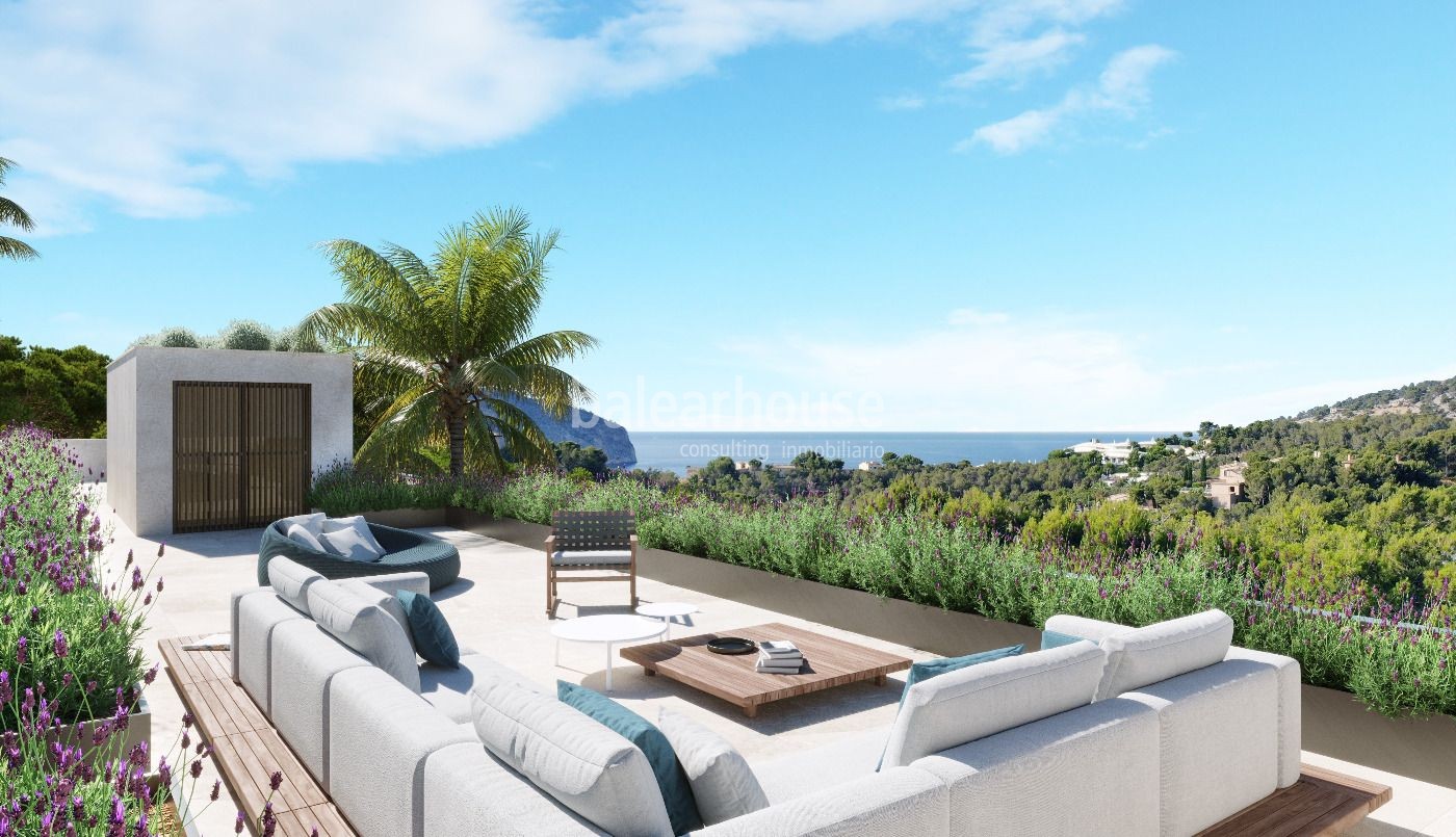 Moderne Neubauvilla mit schöner Aussicht in Camp de Mar