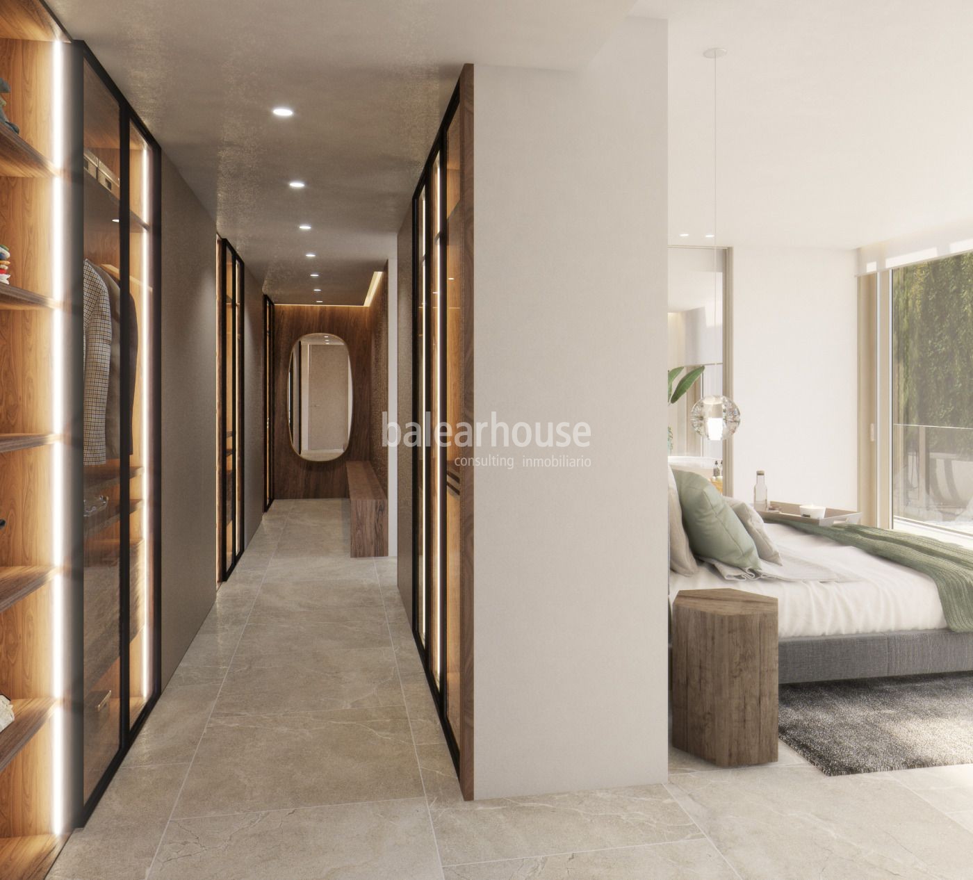 Moderne Luxusvilla im Bau mit Panoramablick in Portals