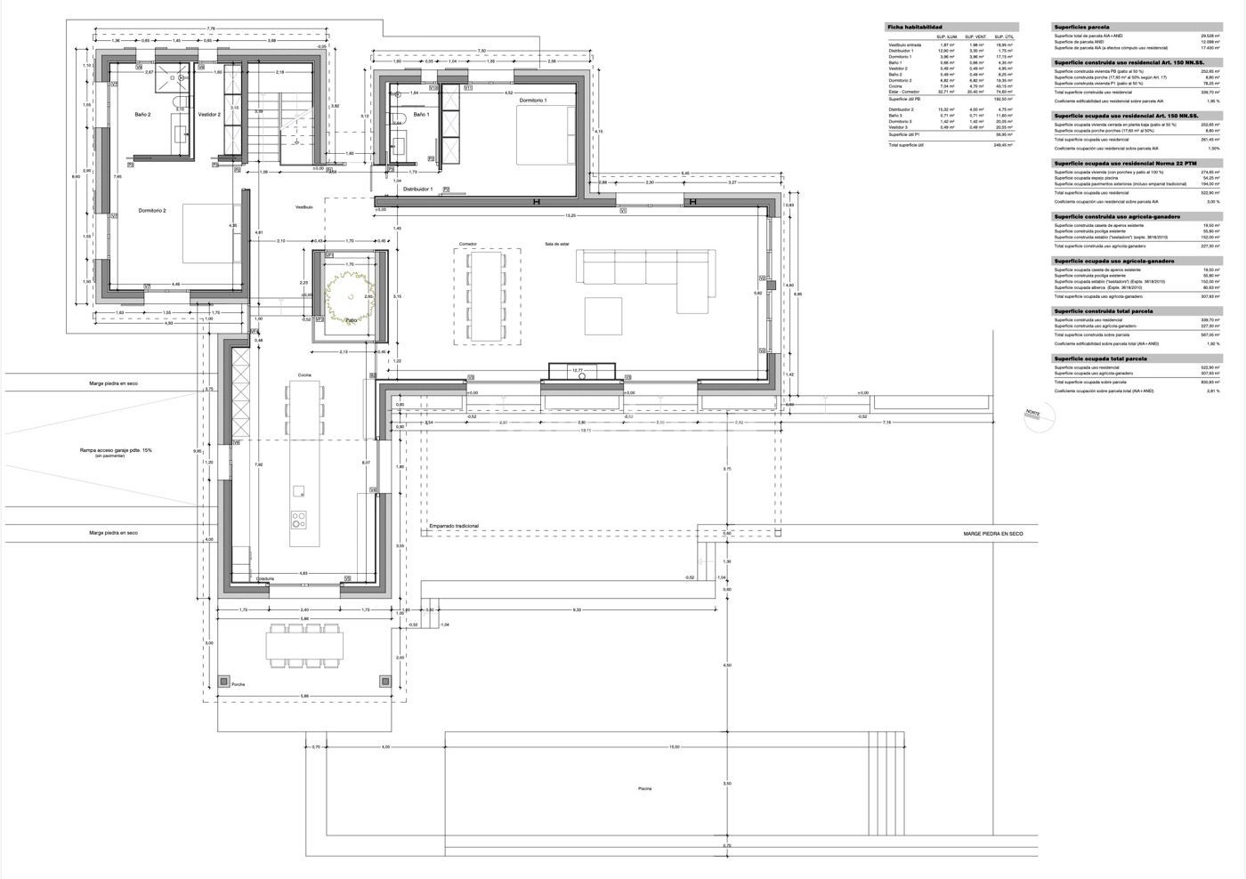 Modern new finca in Alaró with beautiful mountain views, large plot of land high qualities