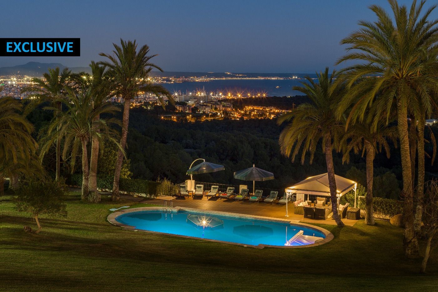 Stunning property in Son Vida with absolute privacy and panoramic view over the bay of Palma