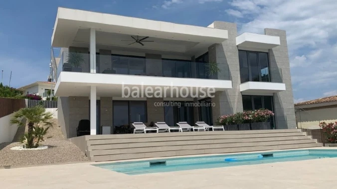 Spectacular designer villa with amazing panoramic views in Nova Santa Ponsa