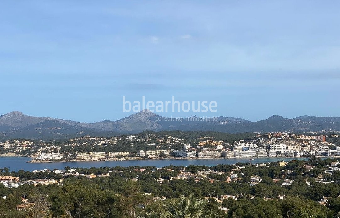 Spektakuläre Designervilla mit sehr schönem Panoramablick in Nova Santa Ponsa