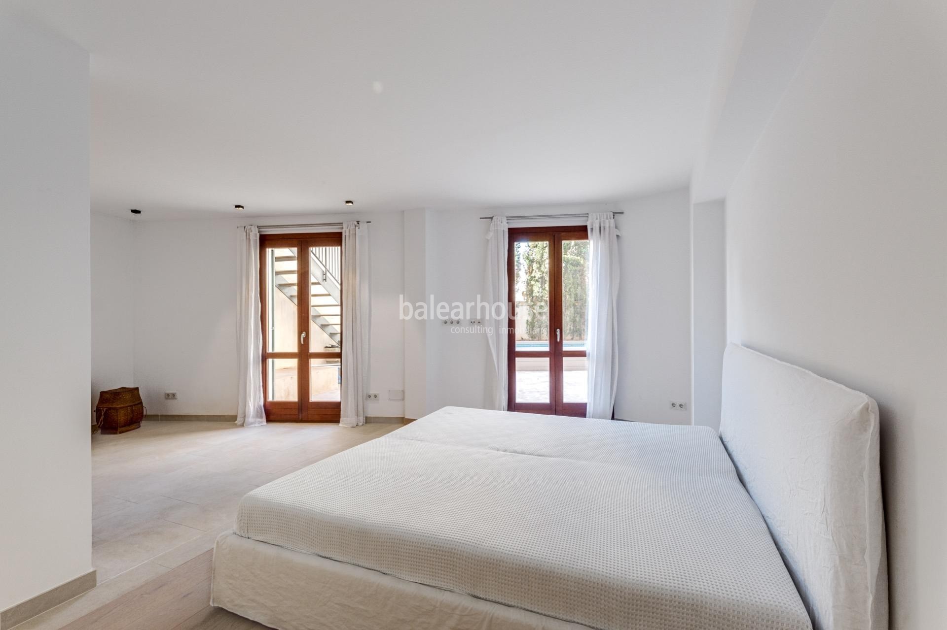 Excelente gran dúplex de diseño con terraza y piscina en el espectacular centro histórico de Palma