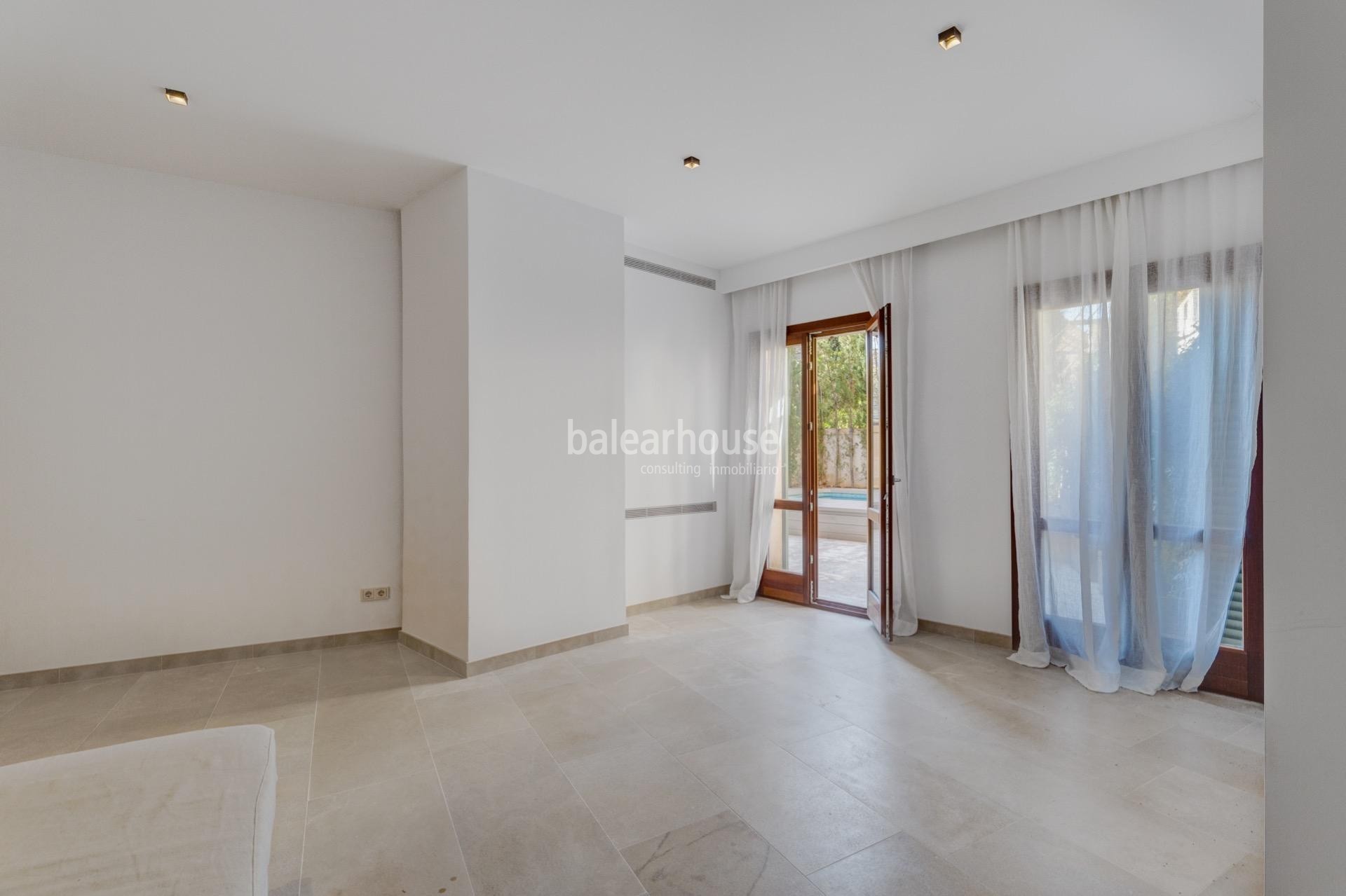 Excelente gran dúplex de diseño con terraza y piscina en el espectacular centro histórico de Palma