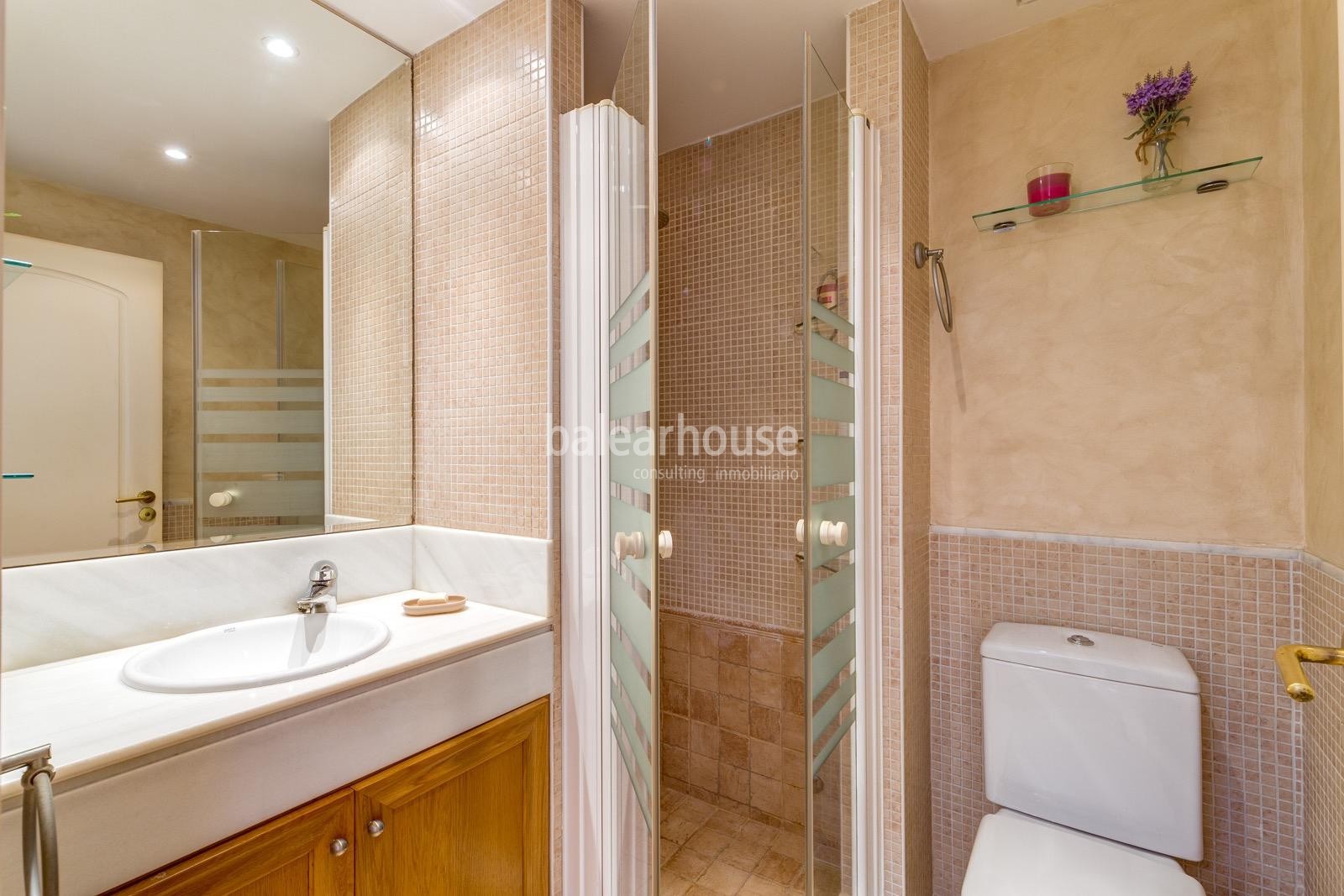Bright and quiet semi-detached house with pool and gardens in the school area of Palma