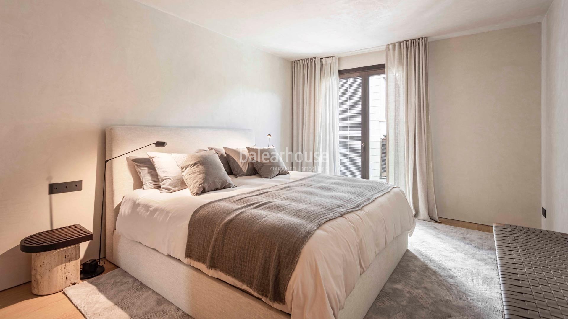 Neue Häuser mit innovativer, moderner Architektur an Palmas privilegiertem Paseo Mallorca
