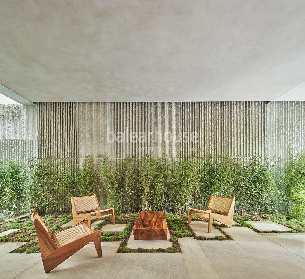Neue Häuser mit innovativer, moderner Architektur an Palmas privilegiertem Paseo Mallorca