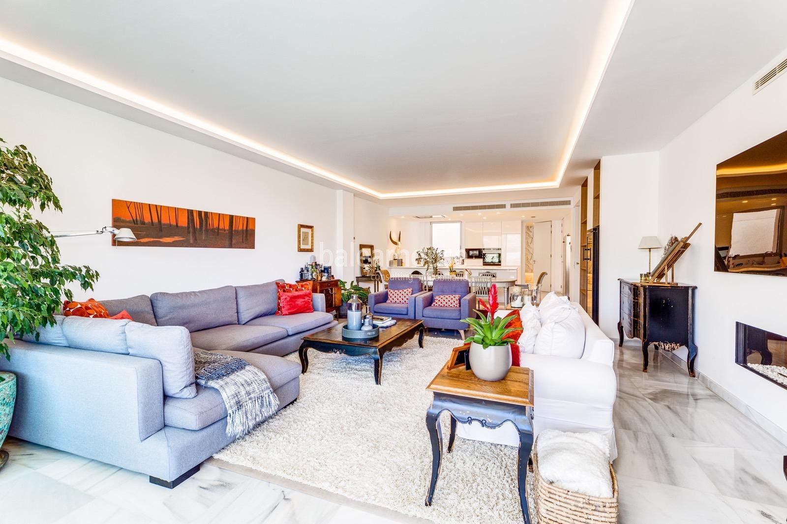 Great flat with high qualities and south orientation in front of the golf course in Palma