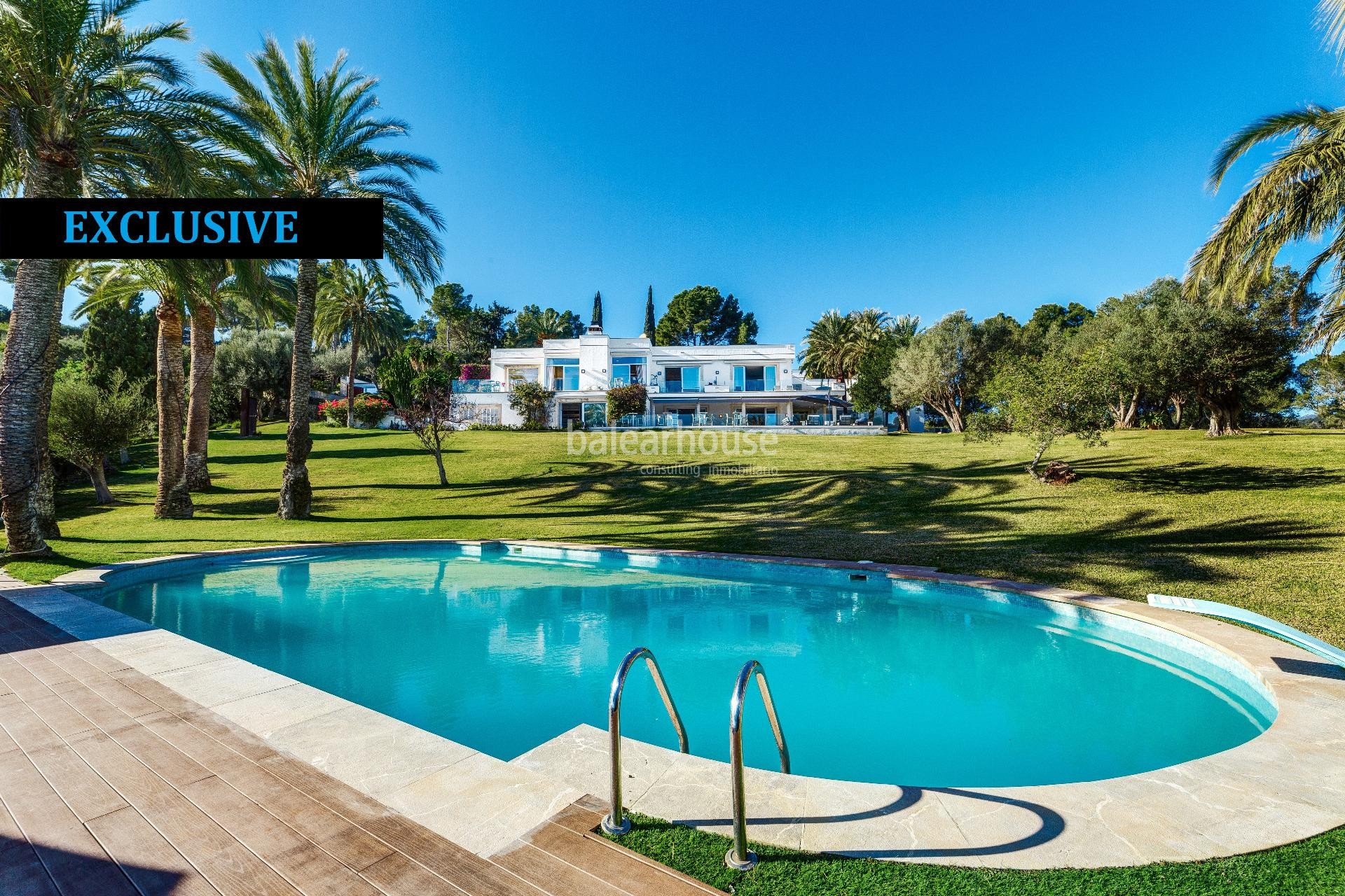 Stunning property in Son Vida with absolute privacy and panoramic view over the bay of Palma