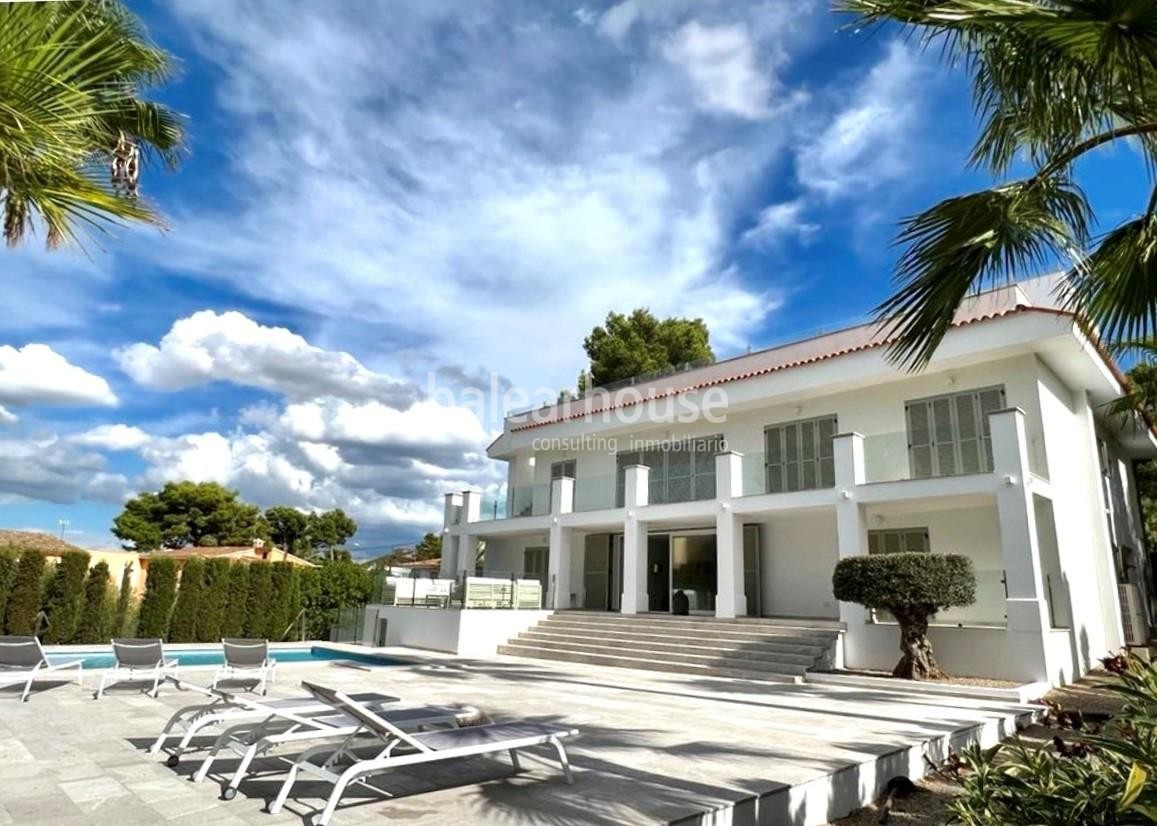 Schöne Villa im mediterranen Stil in einer ruhigen und exklusiven Gegend, ideal für Familien.