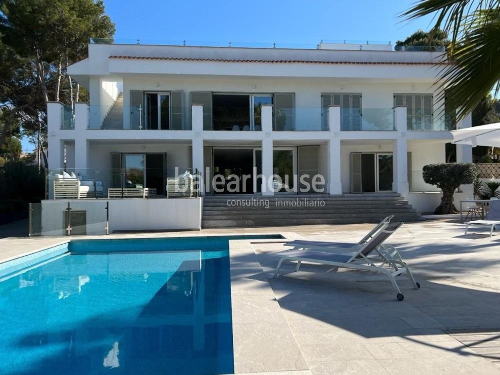 Schöne Villa im mediterranen Stil in einer ruhigen und exklusiven Gegend, ideal für Familien.