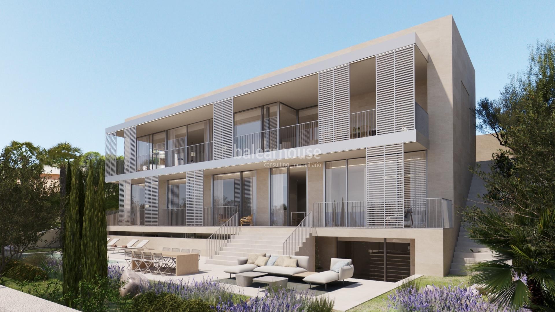 Nueva villa de diseño moderno, altas calidades y vistas al mar en la excelente zona de la Bonanova