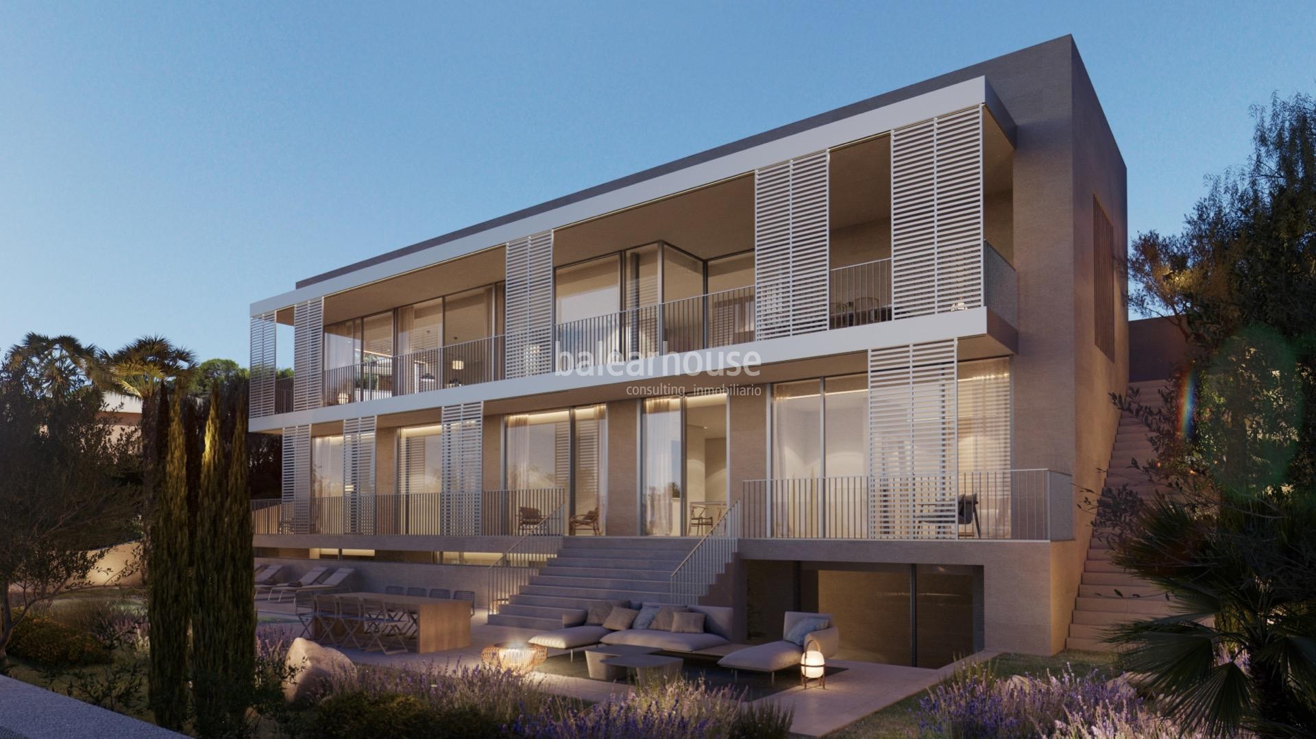 Nueva villa de diseño moderno, altas calidades y vistas al mar en la excelente zona de la Bonanova