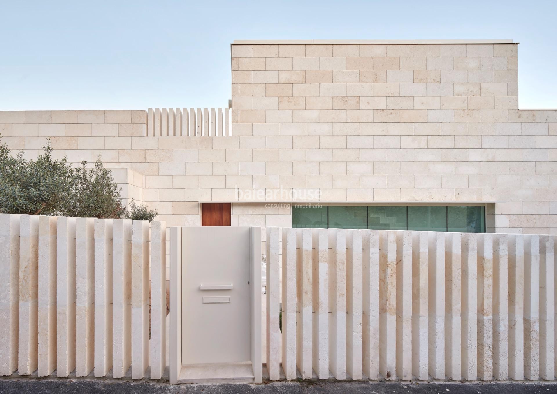 Nueva villa de diseño moderno, altas calidades y vistas al mar en la excelente zona de la Bonanova