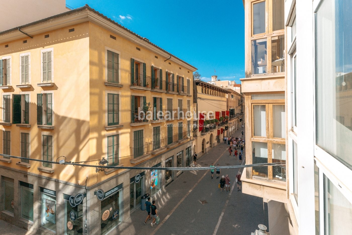 Hervorragende und helle Wohnung mit großen Räumen und Aussicht im historischen Zentrum von Palma