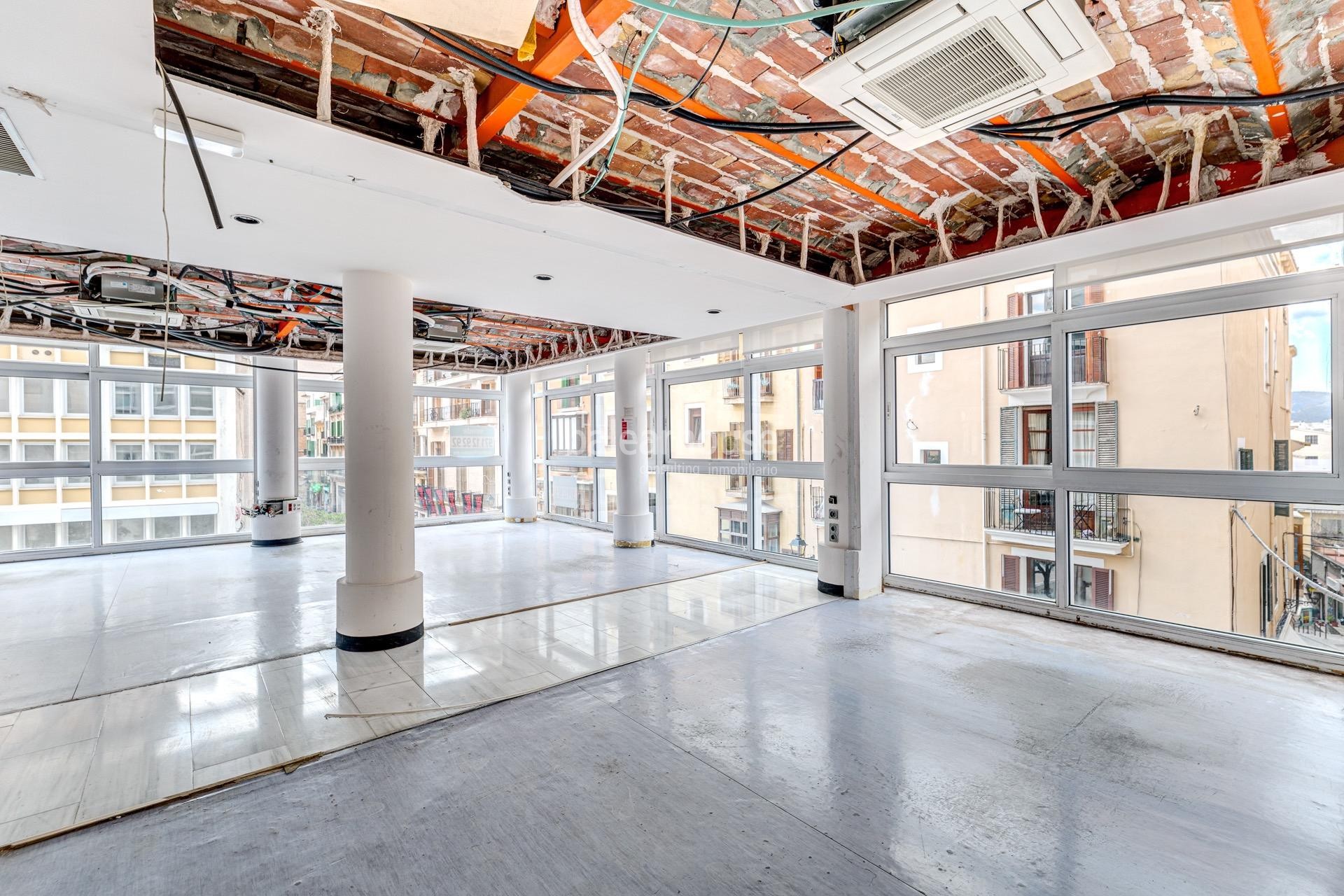 Hervorragende und helle Wohnung mit großen Räumen und Aussicht im historischen Zentrum von Palma