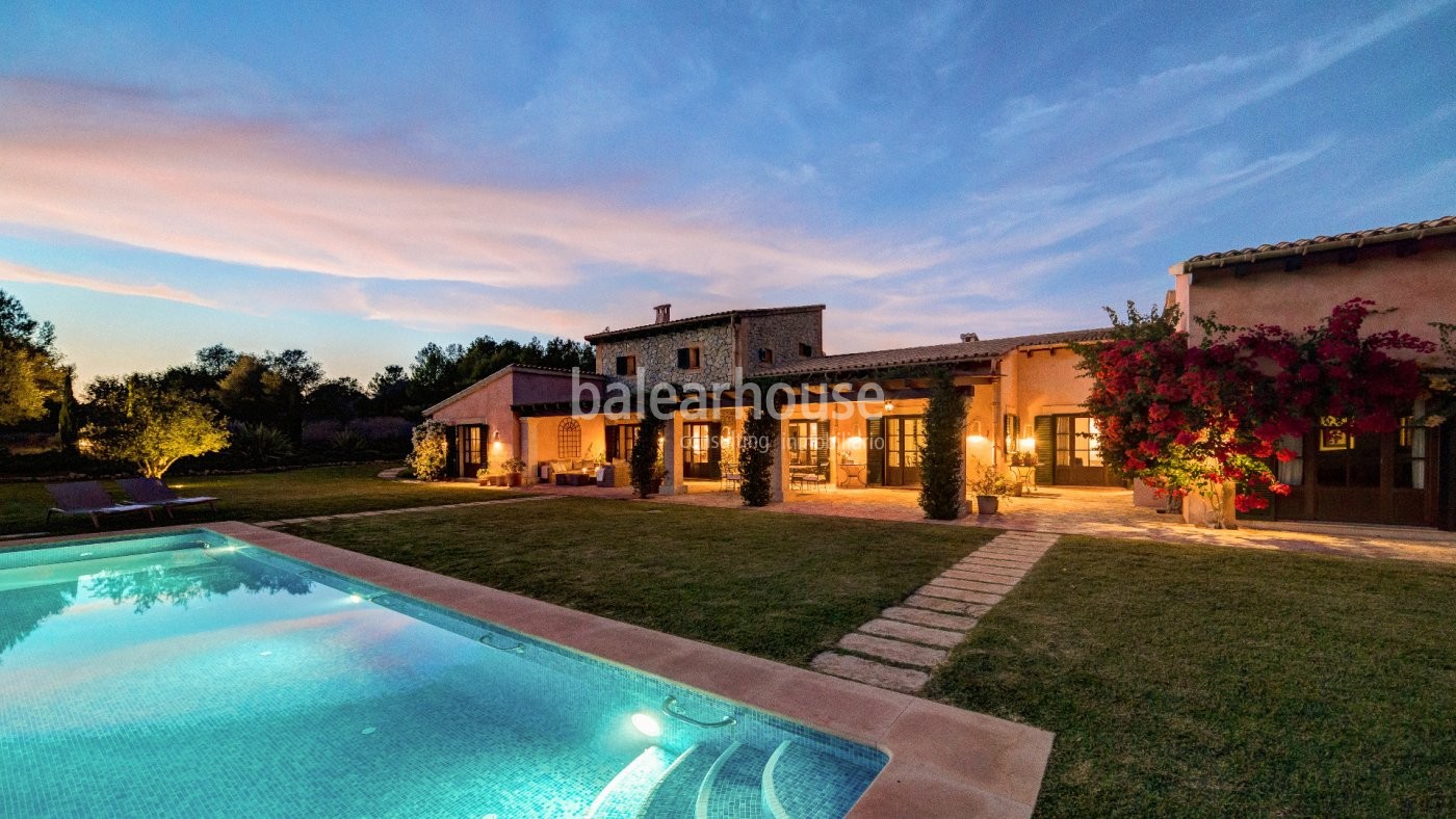 Wunderschöne Finca mit Pferdestallungen und herrlicher Aussicht in Calviá