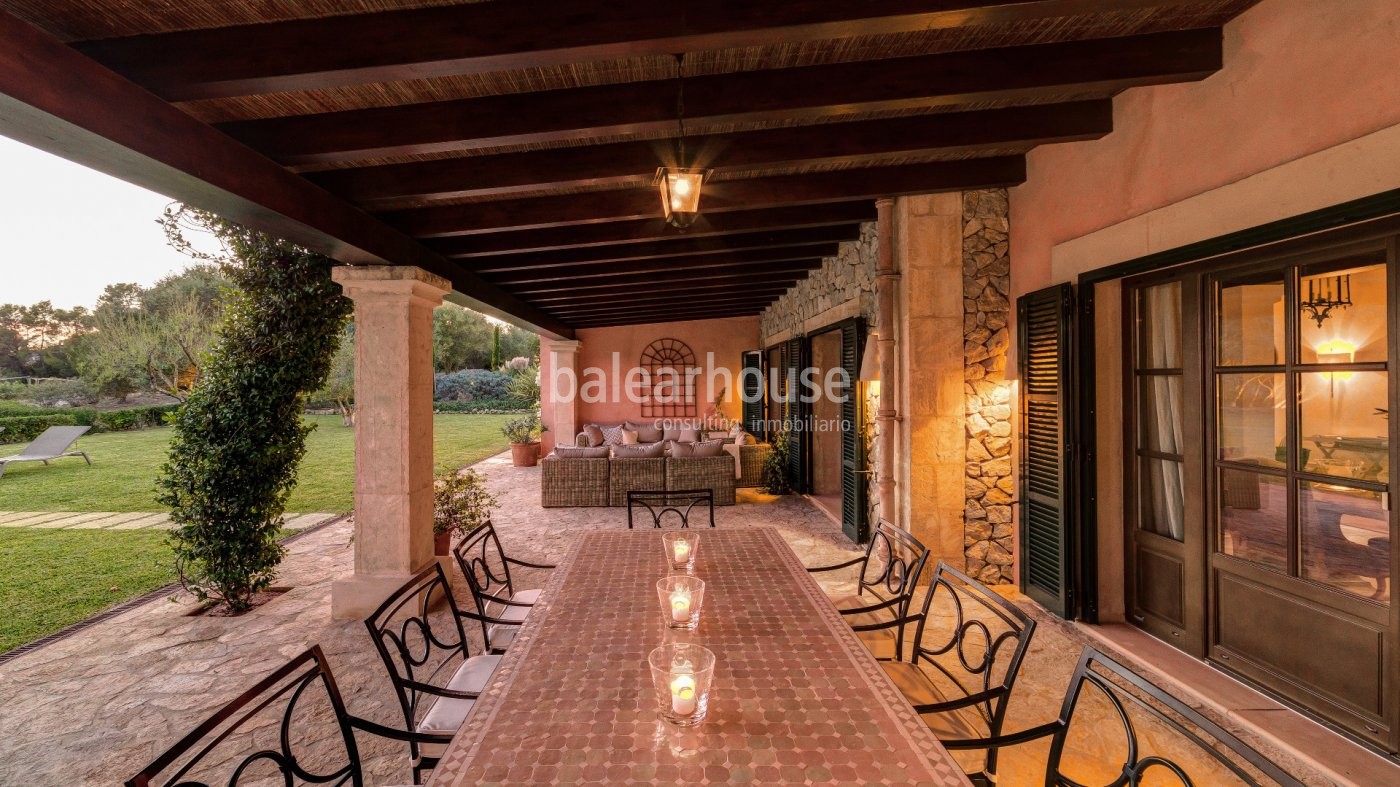 Wunderschöne Finca mit Pferdestallungen und herrlicher Aussicht in Calviá